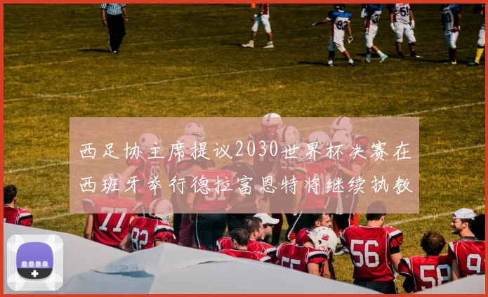 西足协主席提议2030世界杯决赛在西班牙举行德拉富恩特将继续执教国家队